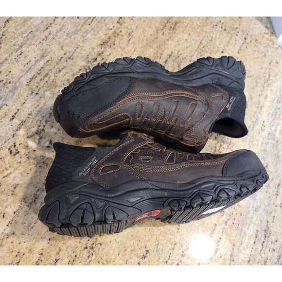 New! Skechers Men\'s Size 8.5 Slip-ins Work: Holdredge Ryker BROWN Hands Free main image 15